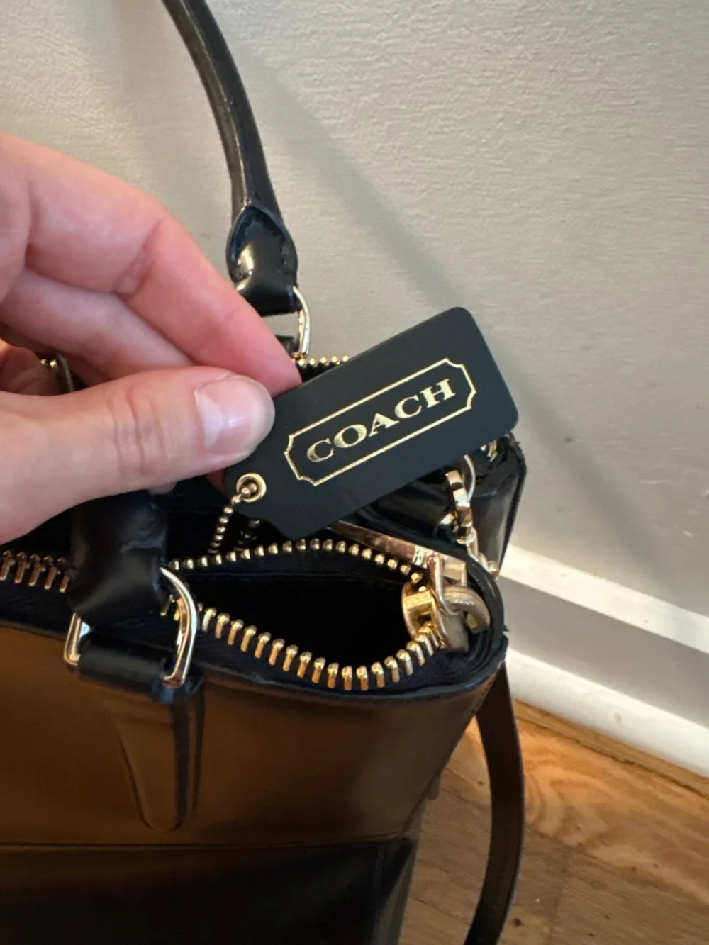 Black Coach Bag (Large)